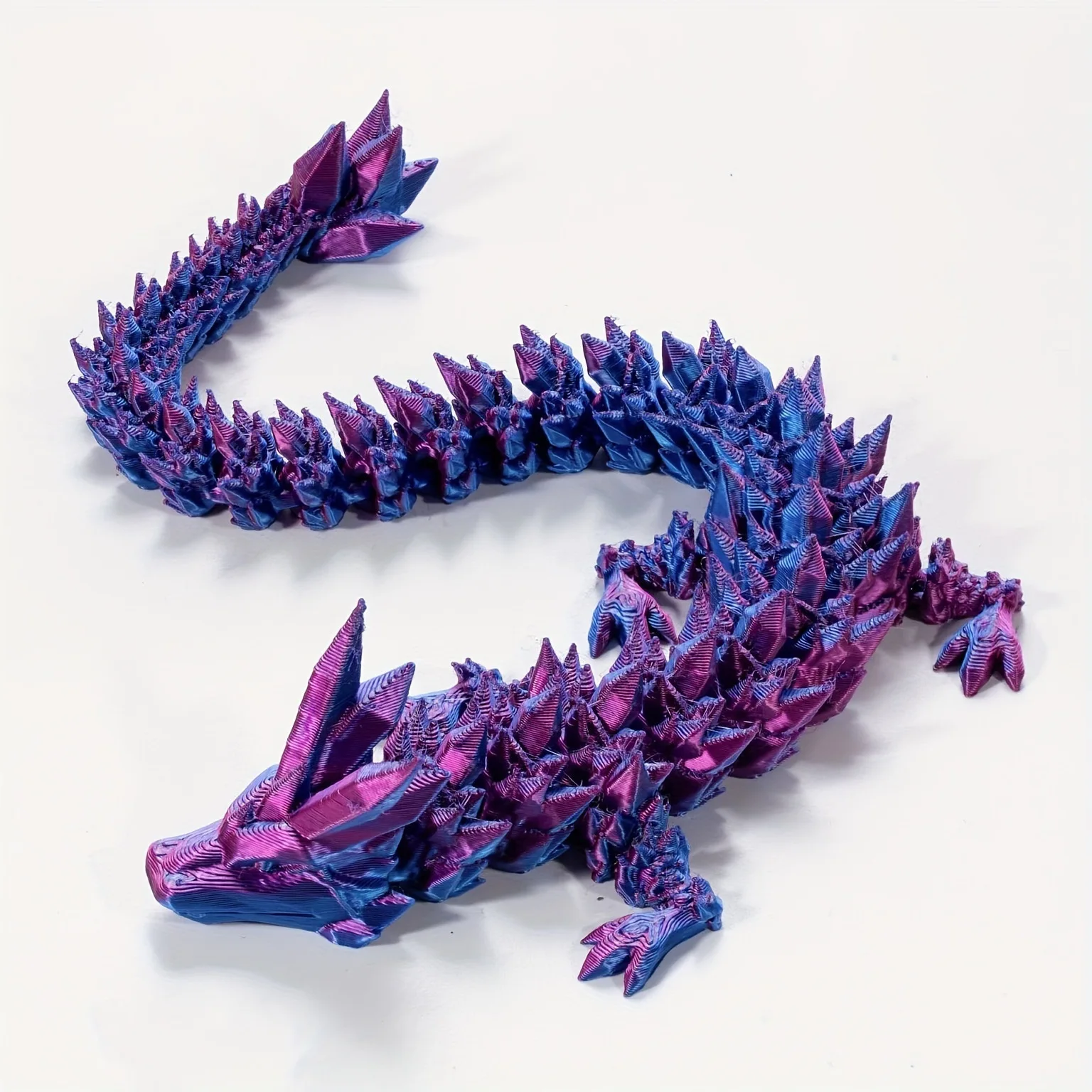 Le nuove articolazioni del corpo completo del drago cinese stampato in 3D che possono spostare l'arredamento e le decorazioni per la casa vale la pena collezionando giocattoli creativi