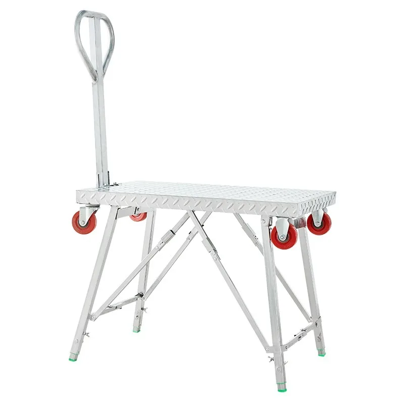 Pferdehocker, zusammenklappbar, hebend, verdickt, extra dick, multifunktionaler Trolley, Gerüst, Kitt, Schaben, beweglich, tragbar