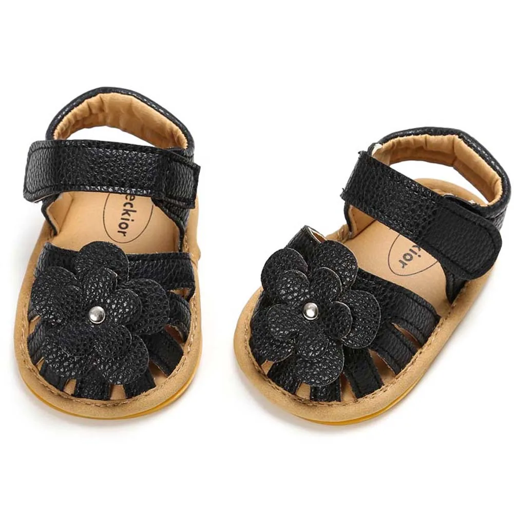 เด็กทารกหญิงชายหาดรองเท้าแตะและ Soft Sole Non-SLIP ดอกไม้เจ้าหญิงงานแต่งงานชุดรองเท้าสําหรับทารกแรกเกิด
