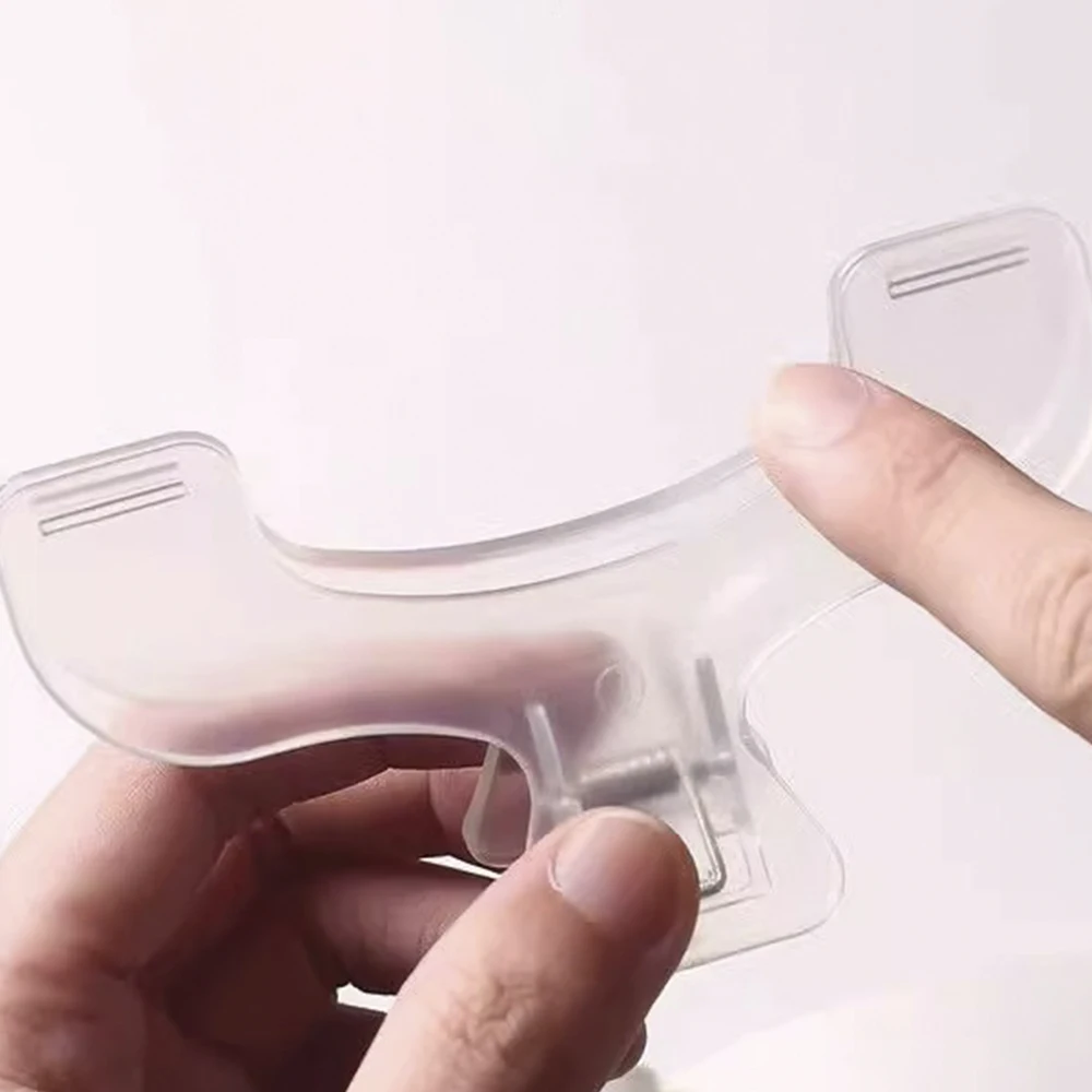 1PC Transparent Plastic Book Holder,Reading Aid,12cm Fixed Bookshelf,Creative Note Holder,Practical Stationery