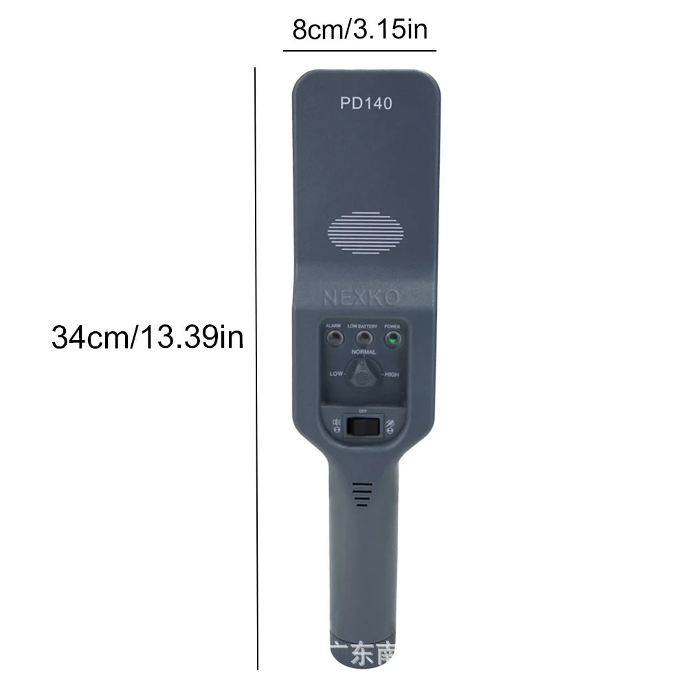 PD140 Handheld Metal Detector High Sensitivity Small Nail Detector Mobile Phone Cigarette Box Security Detector