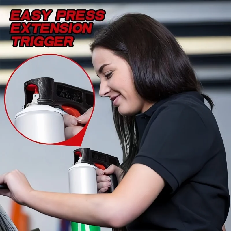 1 STKS Polijsten Verfspuitpistool Adapter Instant Aerosol Trigger Handvat Plastic Universele Herbruikbare Auto's Onderhoud Zorg Tool