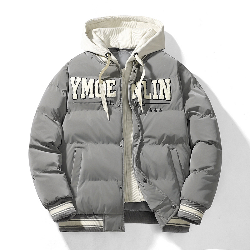 Casual Opstaande Kraag Parka Voor Heren Kleding Groot Formaat Heren Dik Warm Bomberjack Herfst Winter Fleece Slim Fit Jas