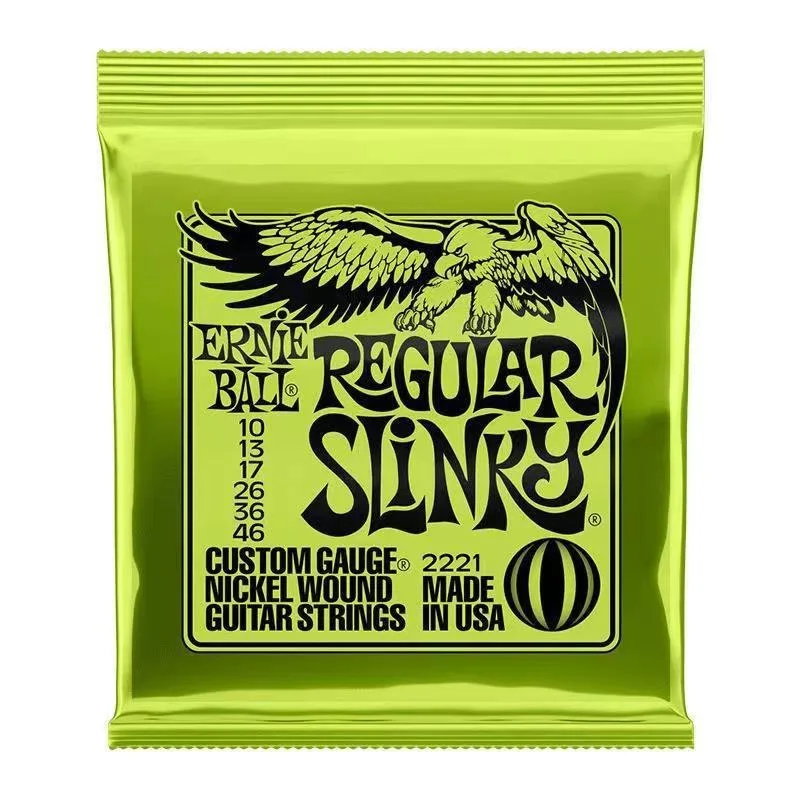 Strings EB-2220/2215/2221/2222/2223 Nickel-plated Rock Complete Set of 10pcs Anti-rust String Accessories for Electric Guitar