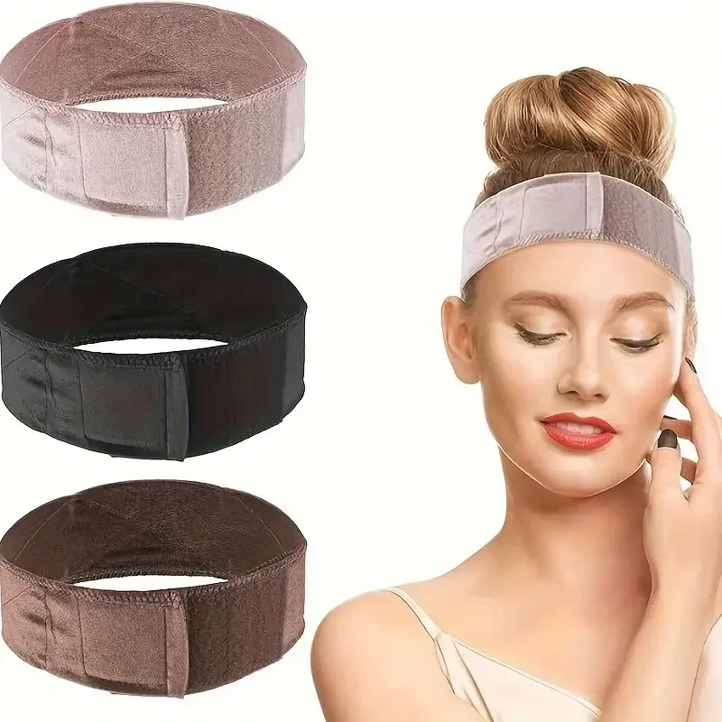 Diadema con agarre para peluca antideslizante ajustable Unisex para mujer, sujeción segura para pelucas completas/tapas, cómoda y duradera para uso diario