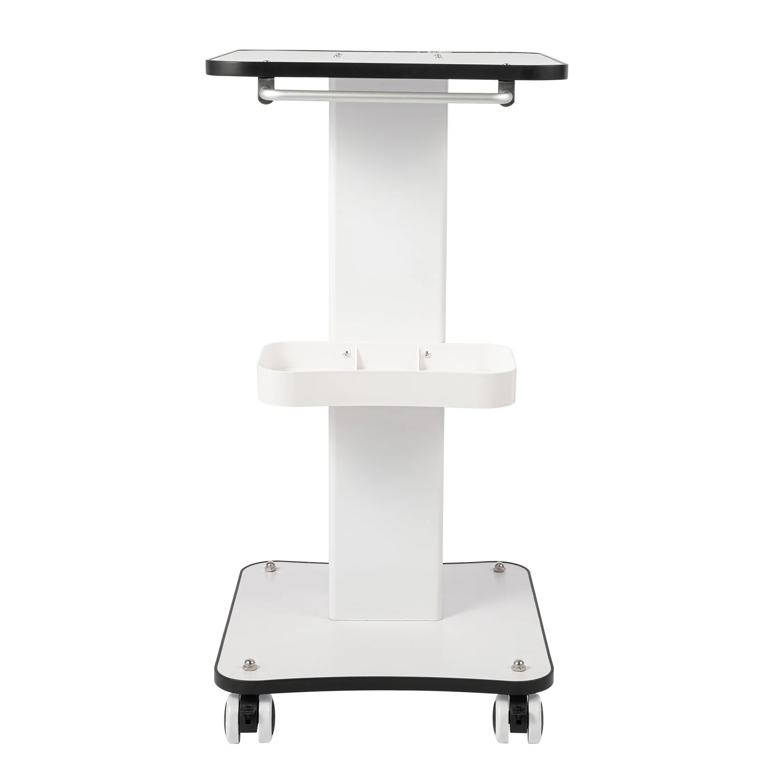 Carrello per salone di bellezza a 3 livelli Carrello con rotelle Supporto per carrello Carrello mobile Vassoio portaoggetti con vassoi portaoggetti per bellezza