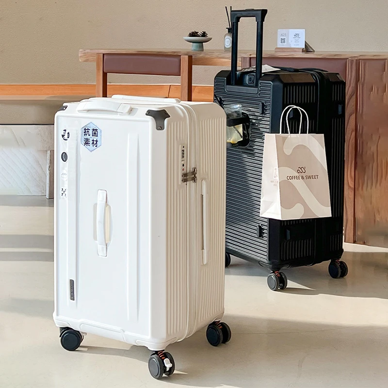 Multifunktion gepäck weiblich große Kapazität Koffer Trolley Fall fünf Räder Bremse 22/30/32 "Zoll Koffer männliche Reisetasche