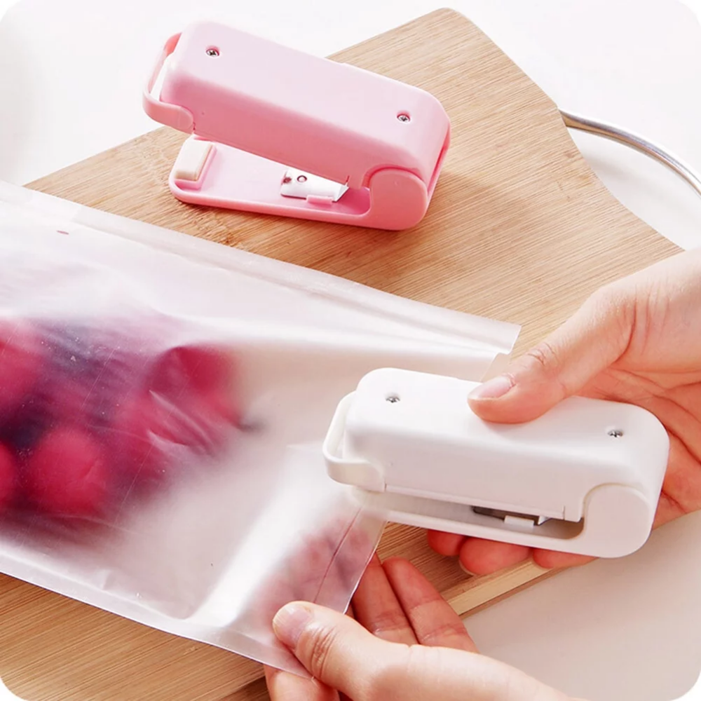 Mini Sluitmachine Plastic Voedselzak Sluiting Draagbare Sealer Voedselpakket Opbergtas Heat Sealer Voor Voedsel Snack