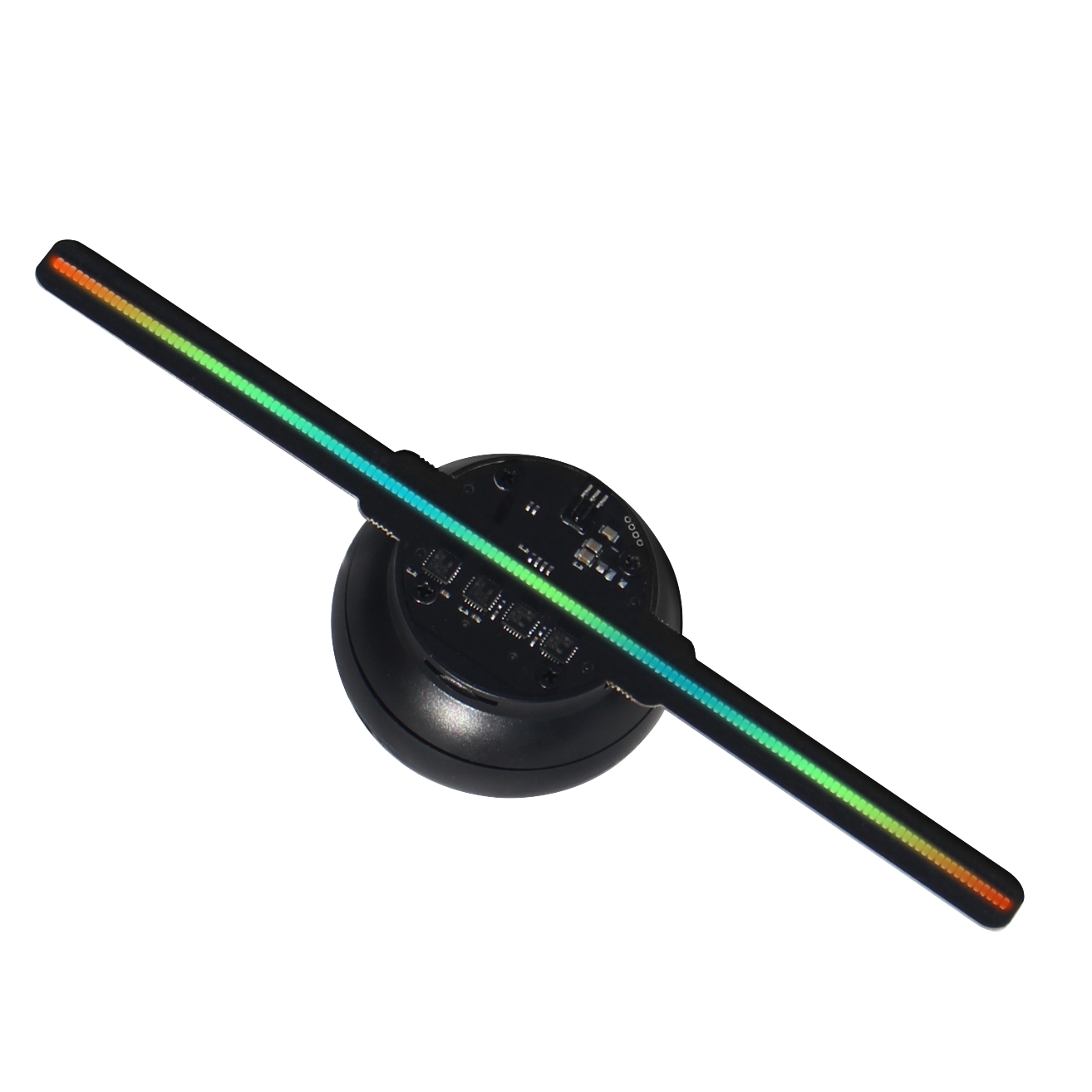 7.1in 3D holographic projector decorative screen 18cm LED holographic advertising machine 3D fan-shaped holographic Halloween