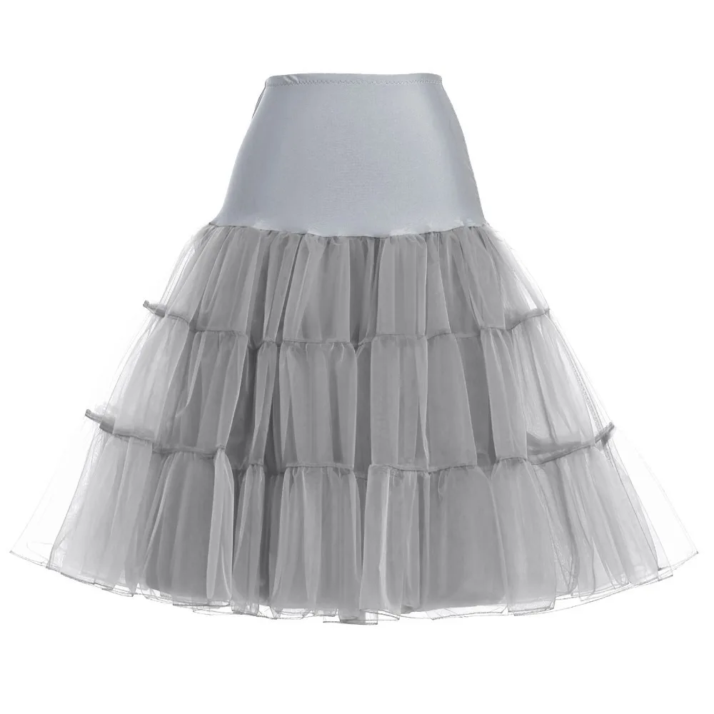 Sottogonne Lolita stile fiore da donna Crinolina Trambusto interno Cosplay Tutu Gonna gonfia Cancan sotto gli accessori