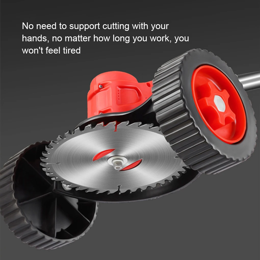 Portable 8kg Grass Trimmer Cordless Weed Wacker Battery Operated For Small Machines More Reliable Wheel type