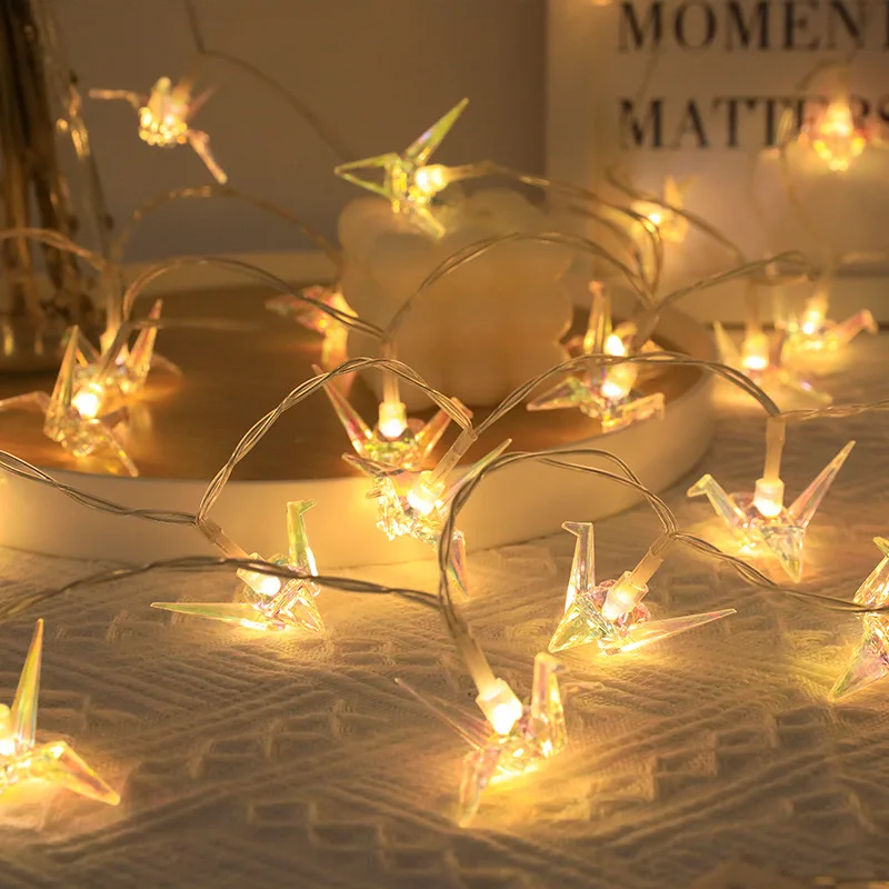 2024 Bird String Lights 80 LED Lights Mini Vintage Christmas Halloween Decorative String Lights Patio Garden Home 505
