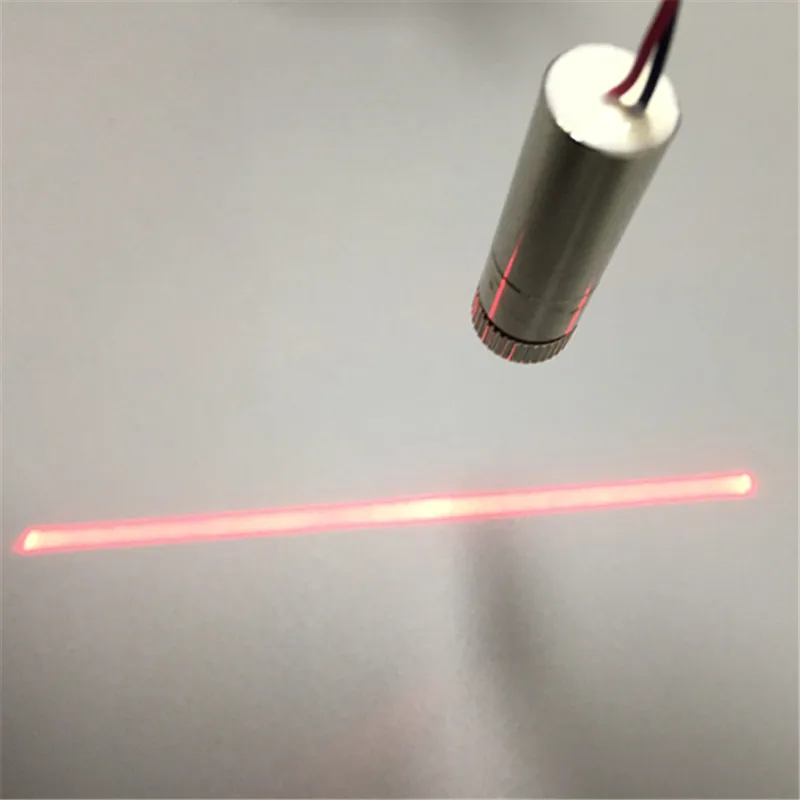Focusable 12mm 650nm Red Laser Locator 5mW 10mW 15-130 Degree Line Laser Diode Module Industrial Class IIIA Long Time Working