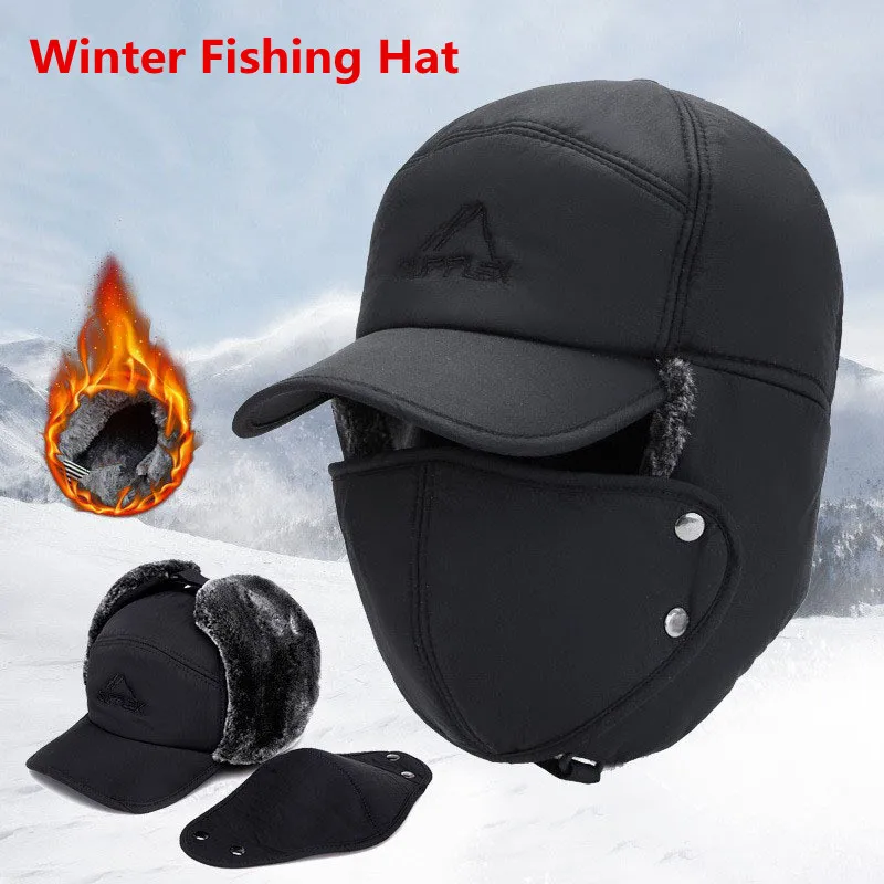 Sombrero de béisbol de piel Artificial engrosada para hombres y mujeres, gorro de esquí suave, frío extremo, sombrero de pesca al aire libre, cálido, invierno, 2024