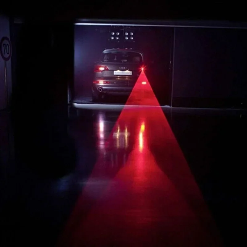 Carro auto led laser luz de nevoeiro veículo anti-colisão lanterna traseira lâmpada de advertência de freio legal anti-colisão final do carro traseiro cauda nevoeiro