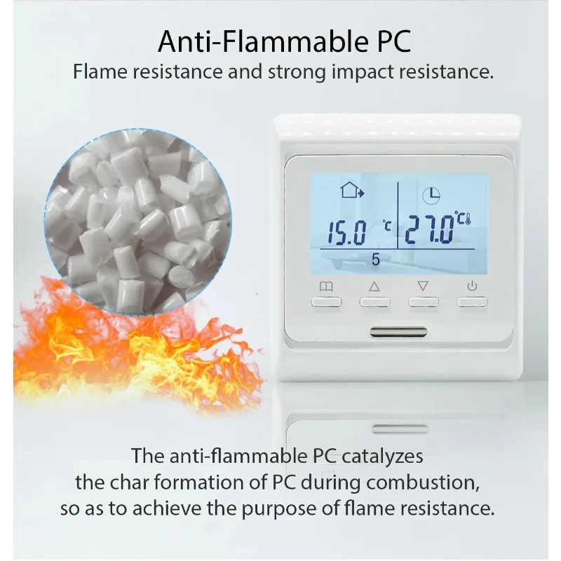 Termostato programable WiFi para suelo caliente, controlador de temperatura eléctrico para calefacción de suelo del hogar, Control por aplicación remota, 220V, 16A, novedad de 2024