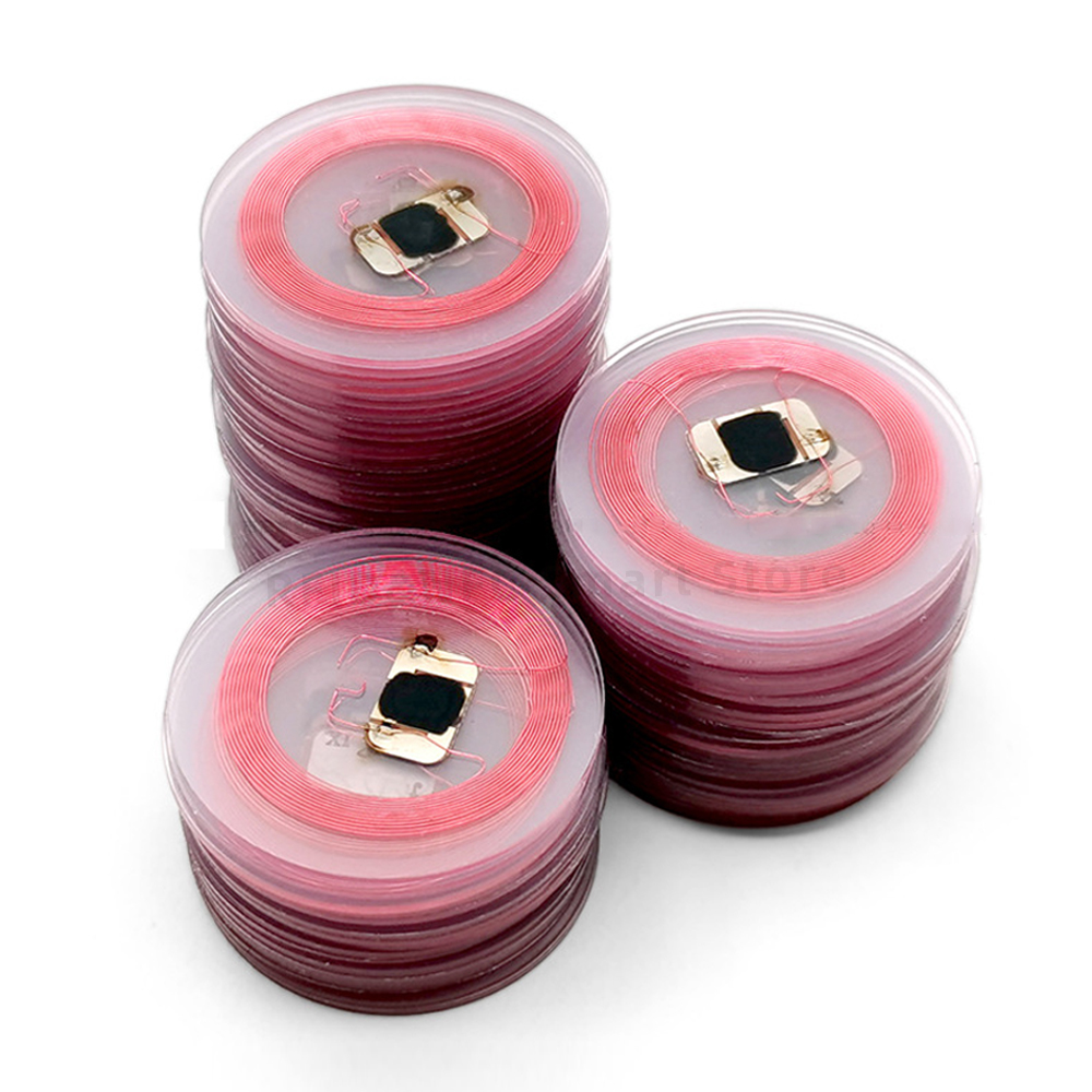 Nfc Nt/Ag 215 Munt Transparante Kaarten 13.56Mhz Rfid Tags Kaarten Compatibel Met Tagmo Nfc Enabled Mobiele Telefoons En Apparaten