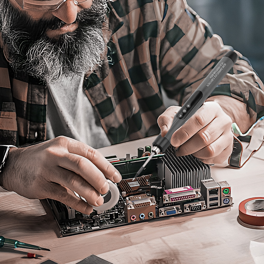 USB Lötkolben Set Mini Digitale Elektrische Lötkolben Kit Typ-C Schnittstelle Einstellbare Temperatur Solder Schweißen Eisen Werkzeug