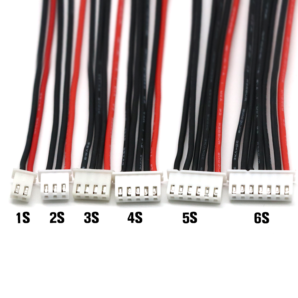 5 stks/partij 1 S 2 S 3 S 4 S 5 S 6 S Lipo Batterij Balans Lader Kabel IMAX B6 Connector Plug Draad Groothandel