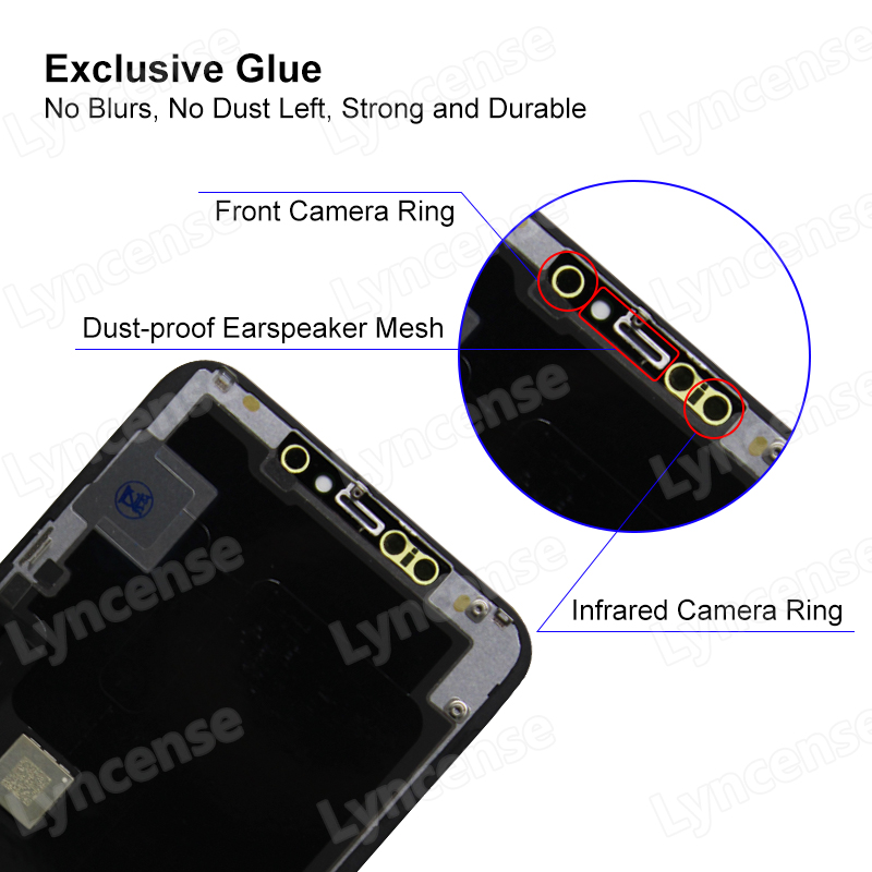 AAAA + iPhone X XR XS Max LCD 터치 스크린 디지타이저 iPhone 11 12 Pro Max 13 LCD 디스플레이 No Dead Pixel Assembly