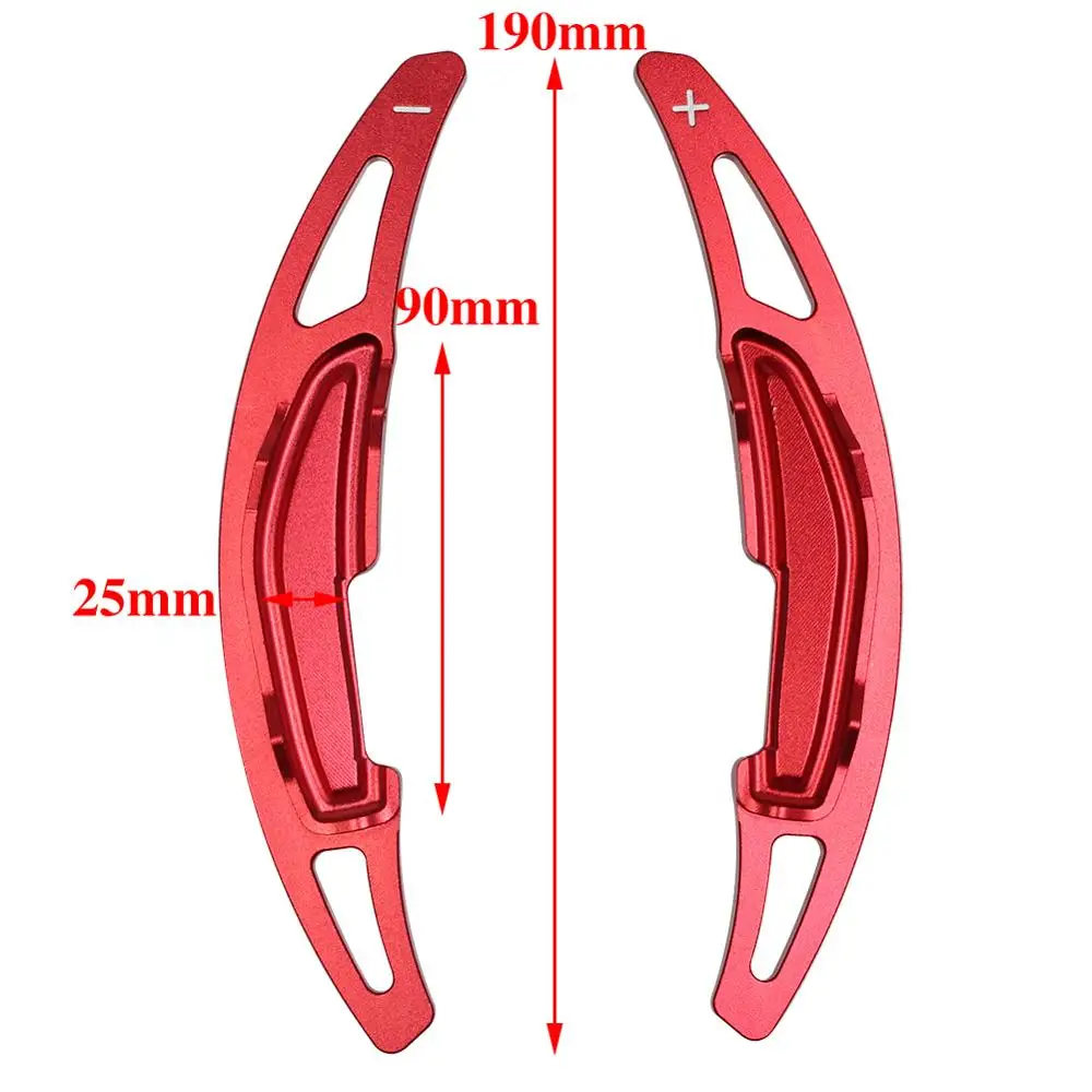 Für BMW M2 F87 M3 F80 M4 F82 F83 M5 F10 M6 F12 F13 X5M F85 X6M Al Legierung Auto Lenkrad Shift Paddle Shifter Verlängerung 2PCS