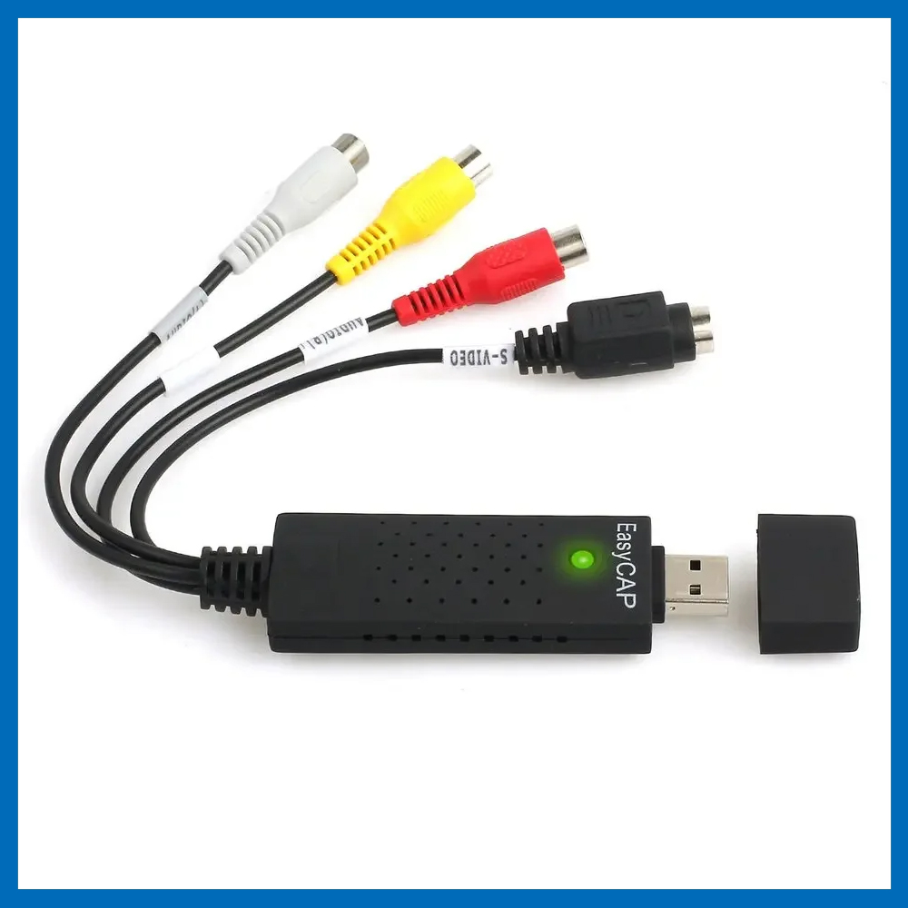 VHS To DVD Converter USB2.0 Convert Analog Video To Digital Format Audio Video DVD VHS Record Capture Card quality PC adapter