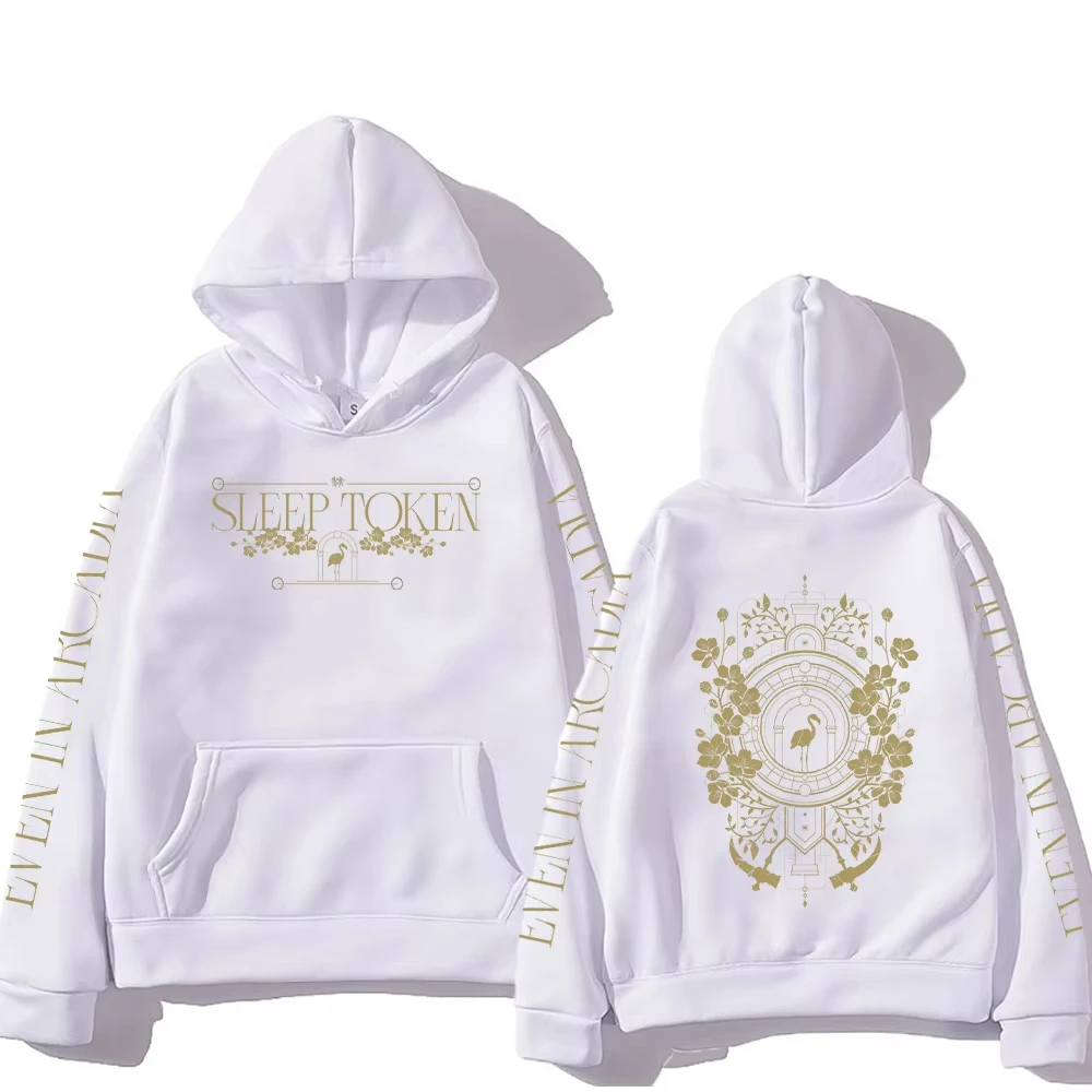 2025 SleepToken métal bande sweats à capuche unisexe hommes femmes Fans sweat mode rainure métal esthétique Streetwear rétro coupe ample