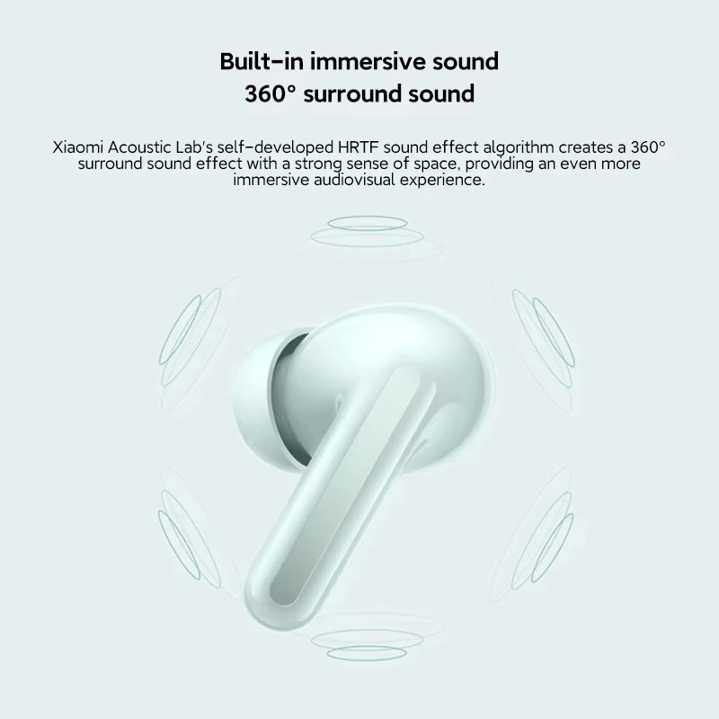 Globale Version Xiaomi Redmi Buds 6 Bis zu 49 dB aktive Geräuschunterdrückung Bis zu 42 Stunden Hören mit Ladeetui