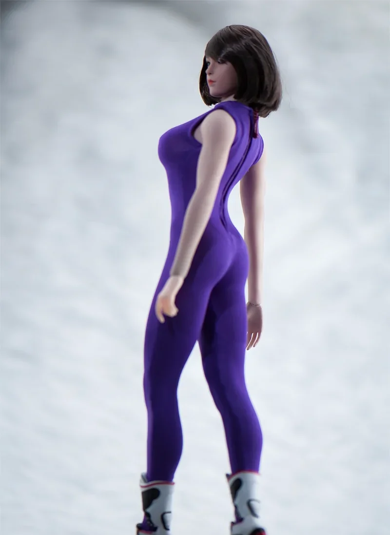 女性の兵士ノースリーブタイトフィットジャンプスーツ、1:6スケール、12 'モデル、tbl、のみ