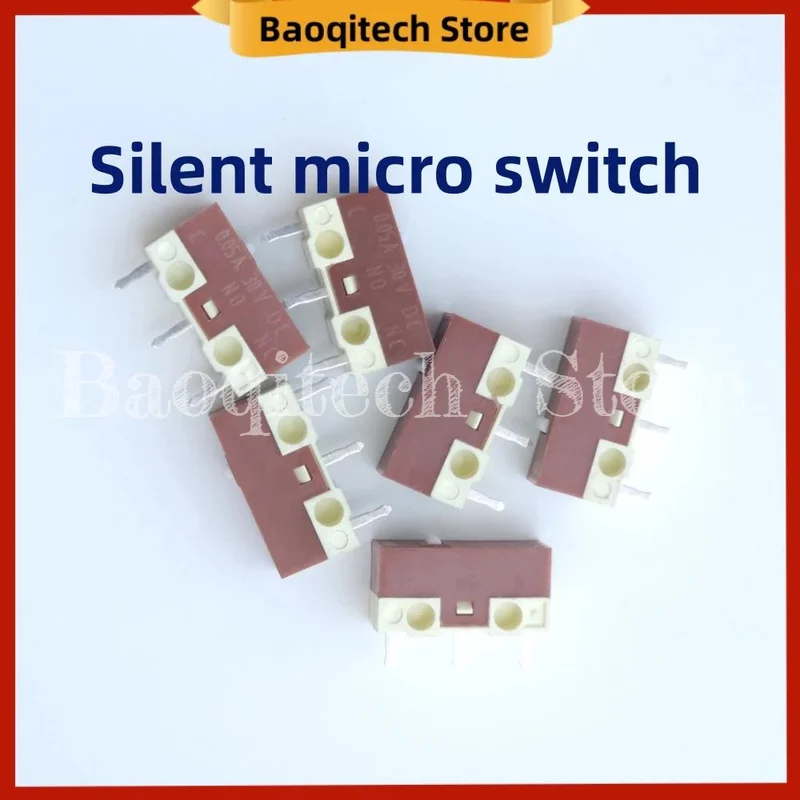 1 2 5 10 20 Uds nuevo Micro interruptor silencioso Original 20 millones de clic Lifespan para HUANO ordenador ratón botón de silencio 3 pines 0.05A