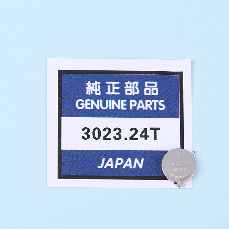 Batería de reloj Batería recargable de energía cinética solar 3023 24T Batería recargable solar