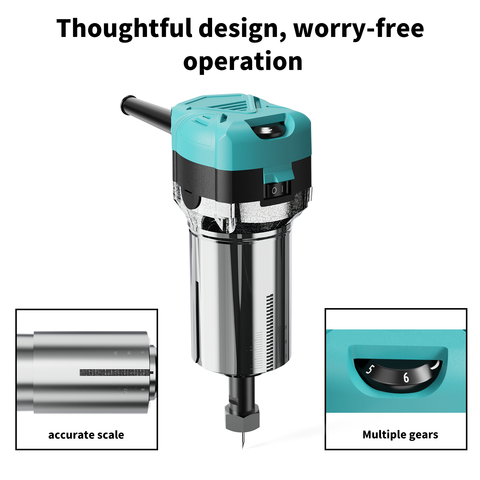 TWOTREES-Motor de fresado de husillo CNC de 800W para corte y grabado de Metal TTC450, enrutador de madera CNC, herramienta de enrutador compacta con estuche