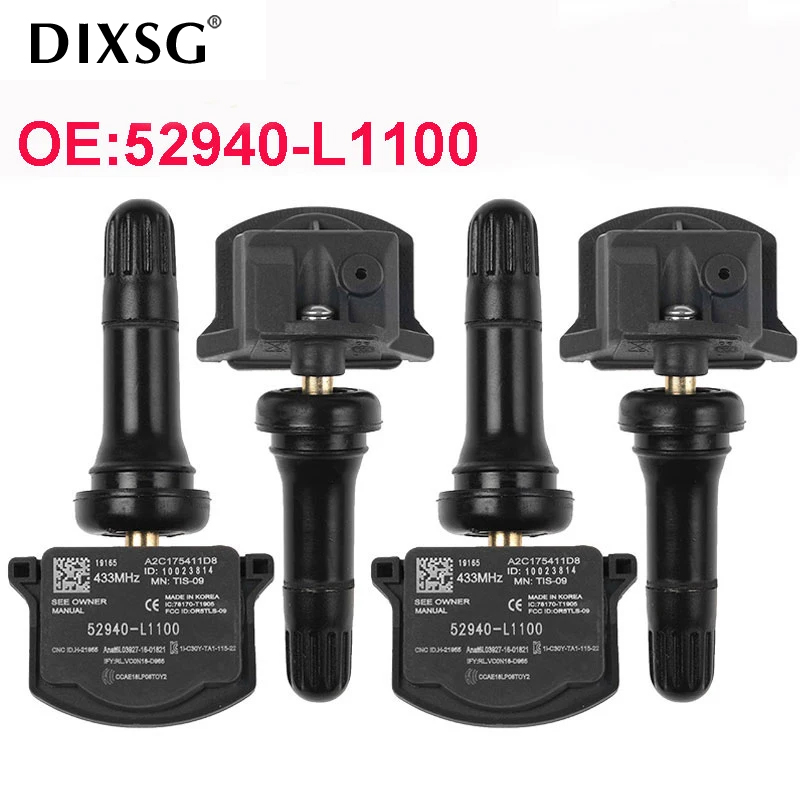 TPMS Датчик 52940-L1100 52940L1100 новый датчик давления в шинах для KIA-Seltos Hyundai-Sonata 2019-2020 433 МГц TPMS датчик