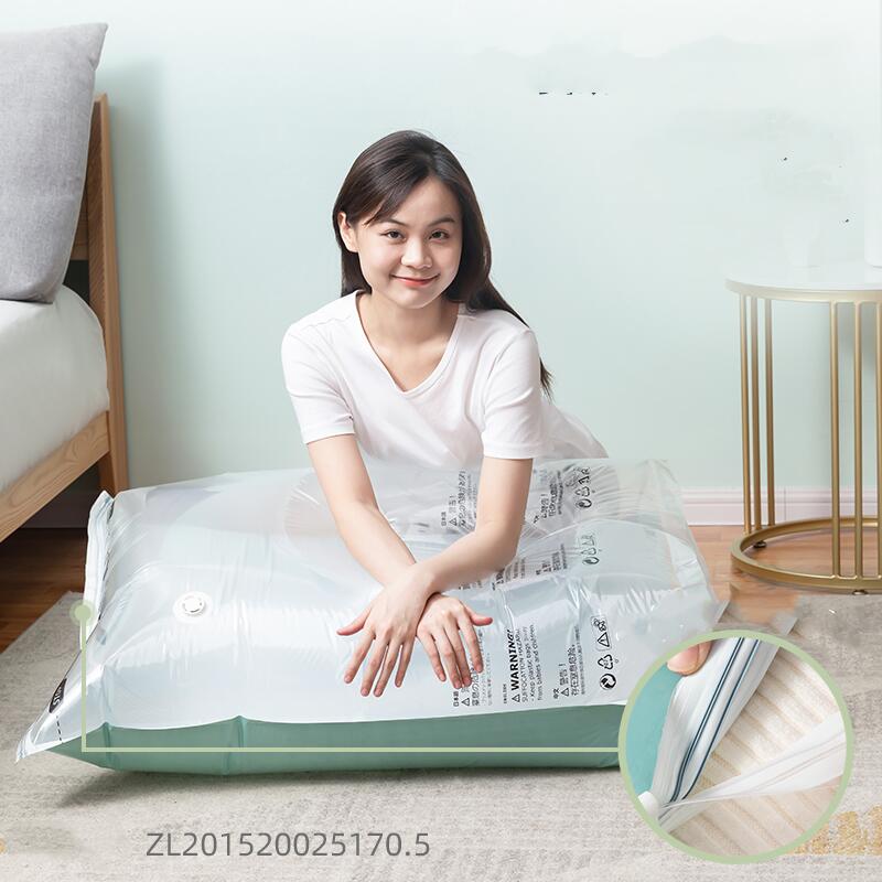 No bisogno di sacchetti per aspirapolvere con pompa, grandi sacchetti di plastica per riporre vestiti, coperte, coperture per sacchetti vuoti a compressione, accessori da viaggio
