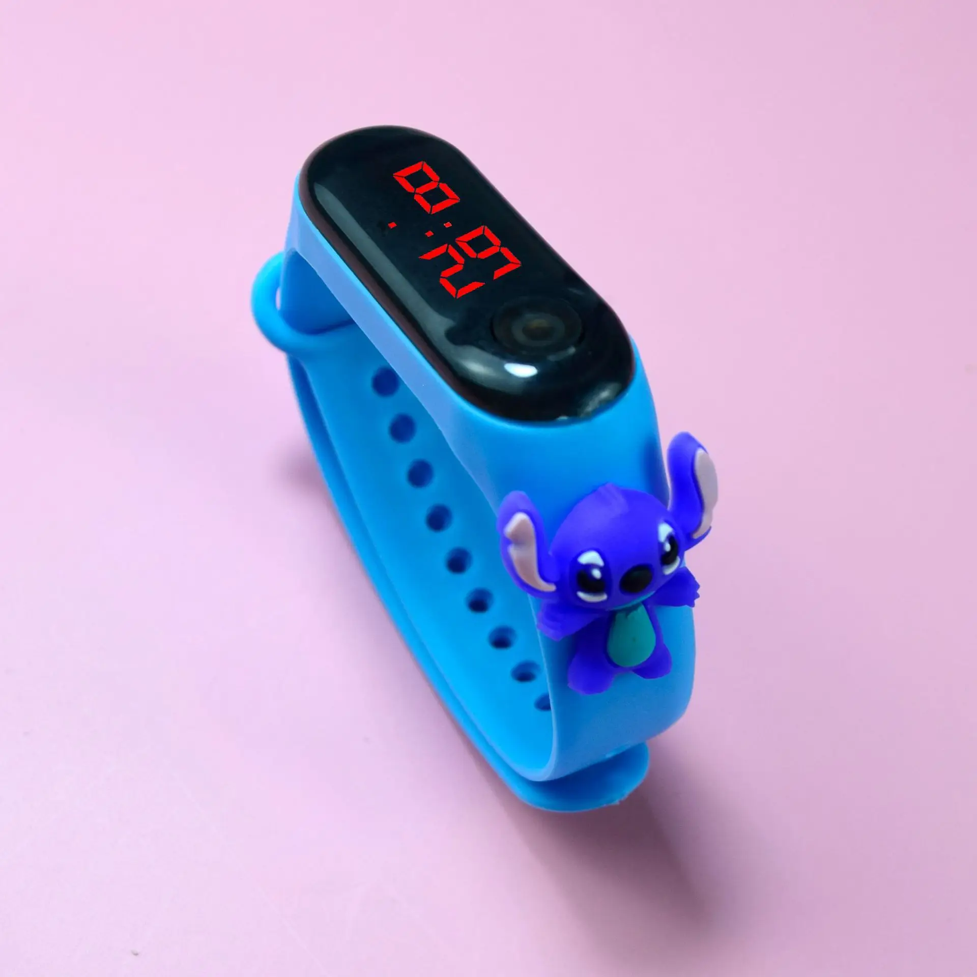 ミッキーミニーマーベル子供デジタル腕時計少年少女スパイダーマンアイアンマン LED スポーツ腕時計シリコーン子供腕時計ブレスレット