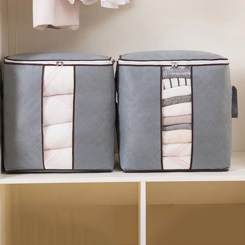 Borsa portaoggetti extra large per indumenti, biancheria da letto, tessuto non tessuto spesso, bagagli e borse per lo spostamento a prova di umidità