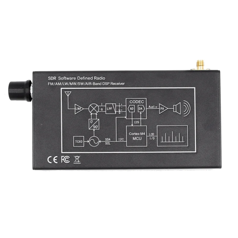 DeepSDR 101-Software-definiertes Radio SDR-Radio DSP Digitale Demodulation Kurzwelle FM MW SSB CW HAM Funkempfänger YDH