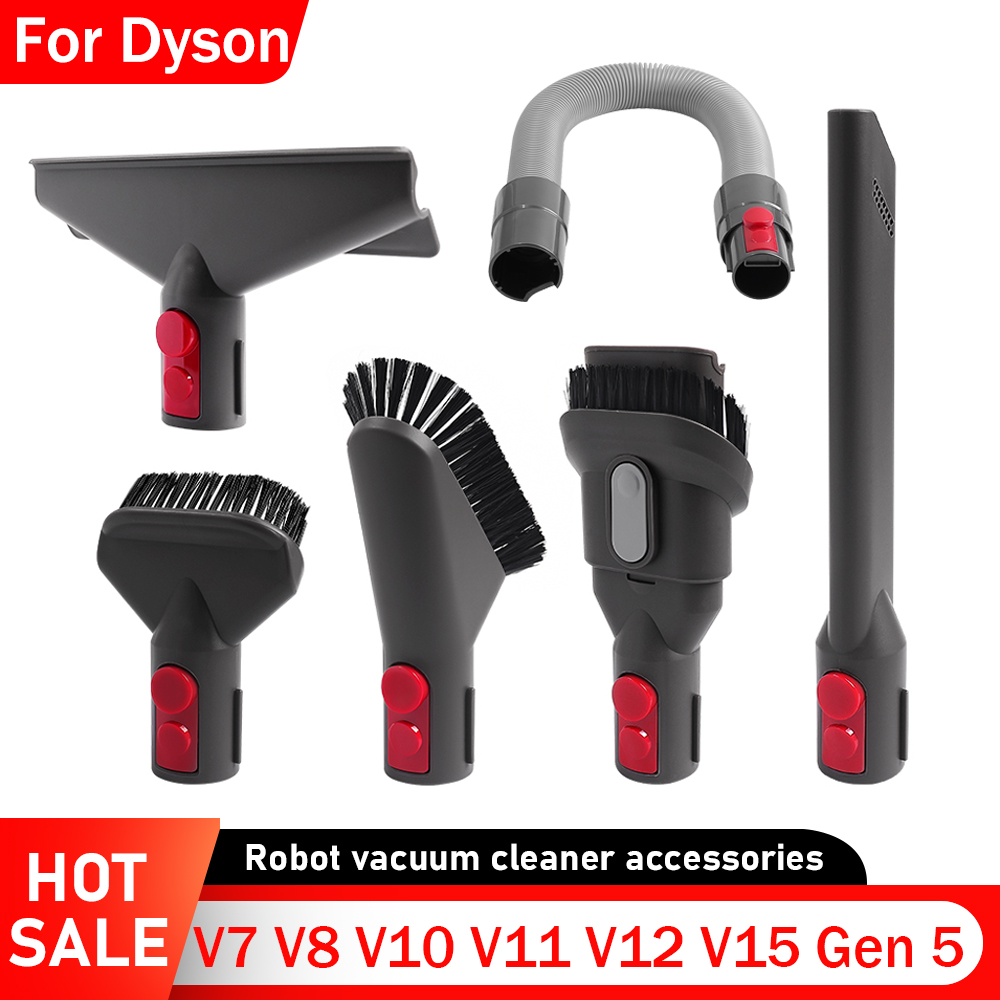 Accesorio de cabezal de succión para aspiradora Dyson V7 V8 V10 V11 V12 V15 Gen 5, detección absoluta, piezas de tamaño exterior de colchón ciclónico