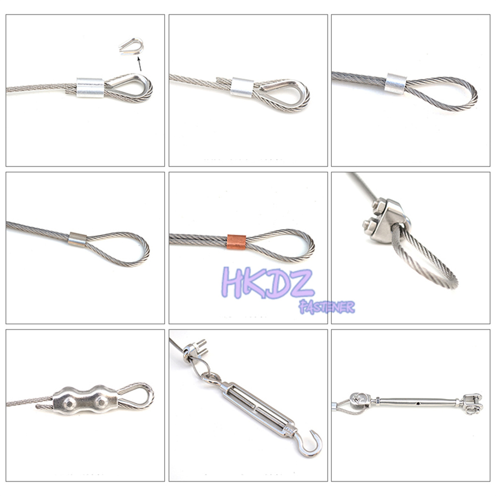1 1.2 1.5 2 2.5 3 4 5 6 8 10-20mm 304 corda de aço inoxidável cabo alambre cabo de levantamento de pesca mais suave estrutura 7x19