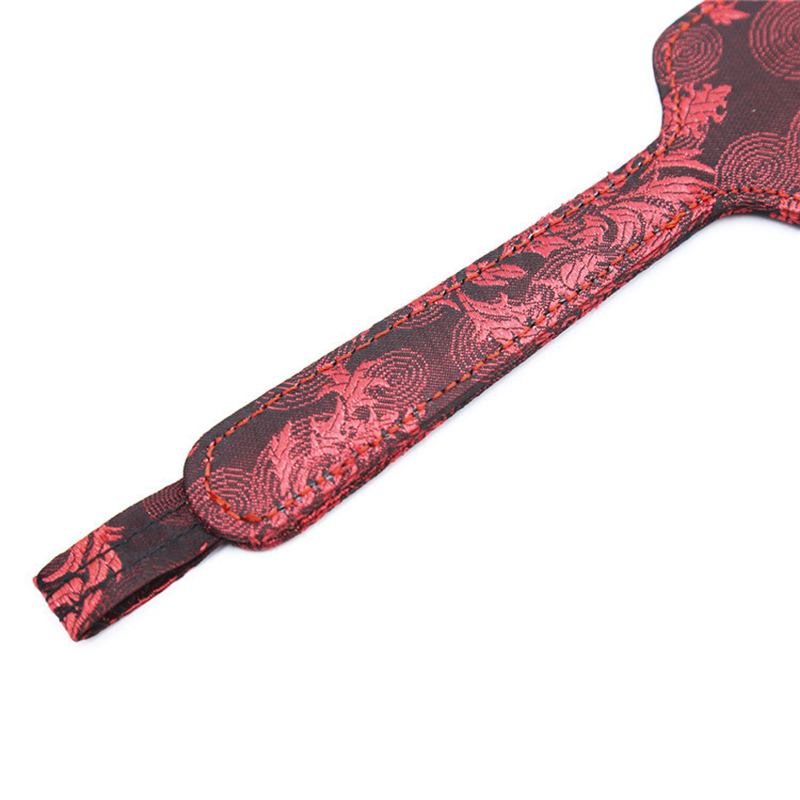 32cm clássico jacquard curto paddle equitação colheitas flogger cavalinhos picos palmada paddle slapper curativo chicotes