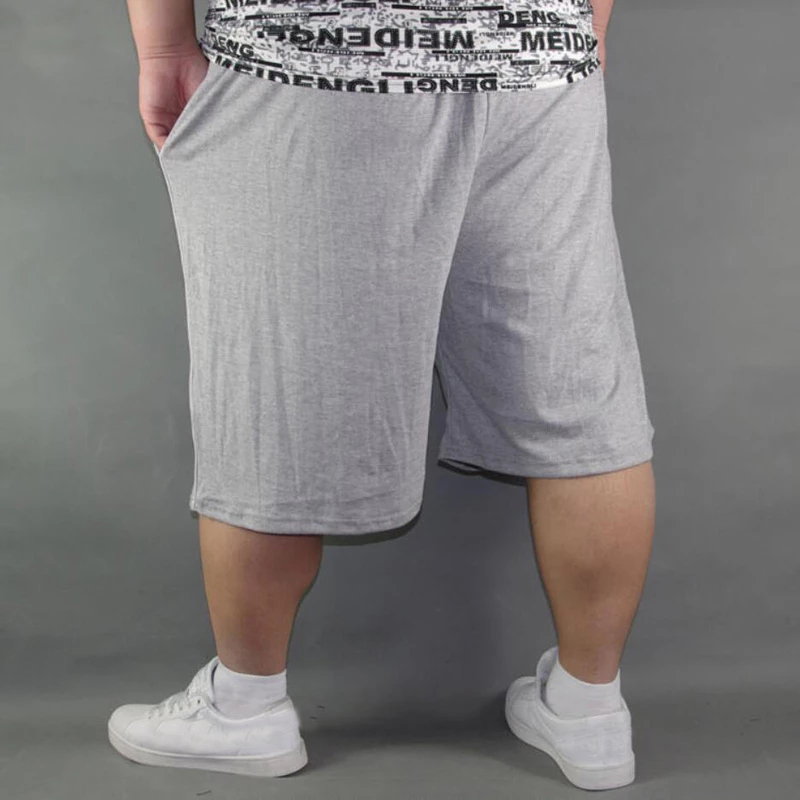 Männer plus Größe Shorts plus Größe 10XL 8XL 9XL Taille 142 cm Sommer große elastische Sport lässig lose große Größe 60 blaue Shorts