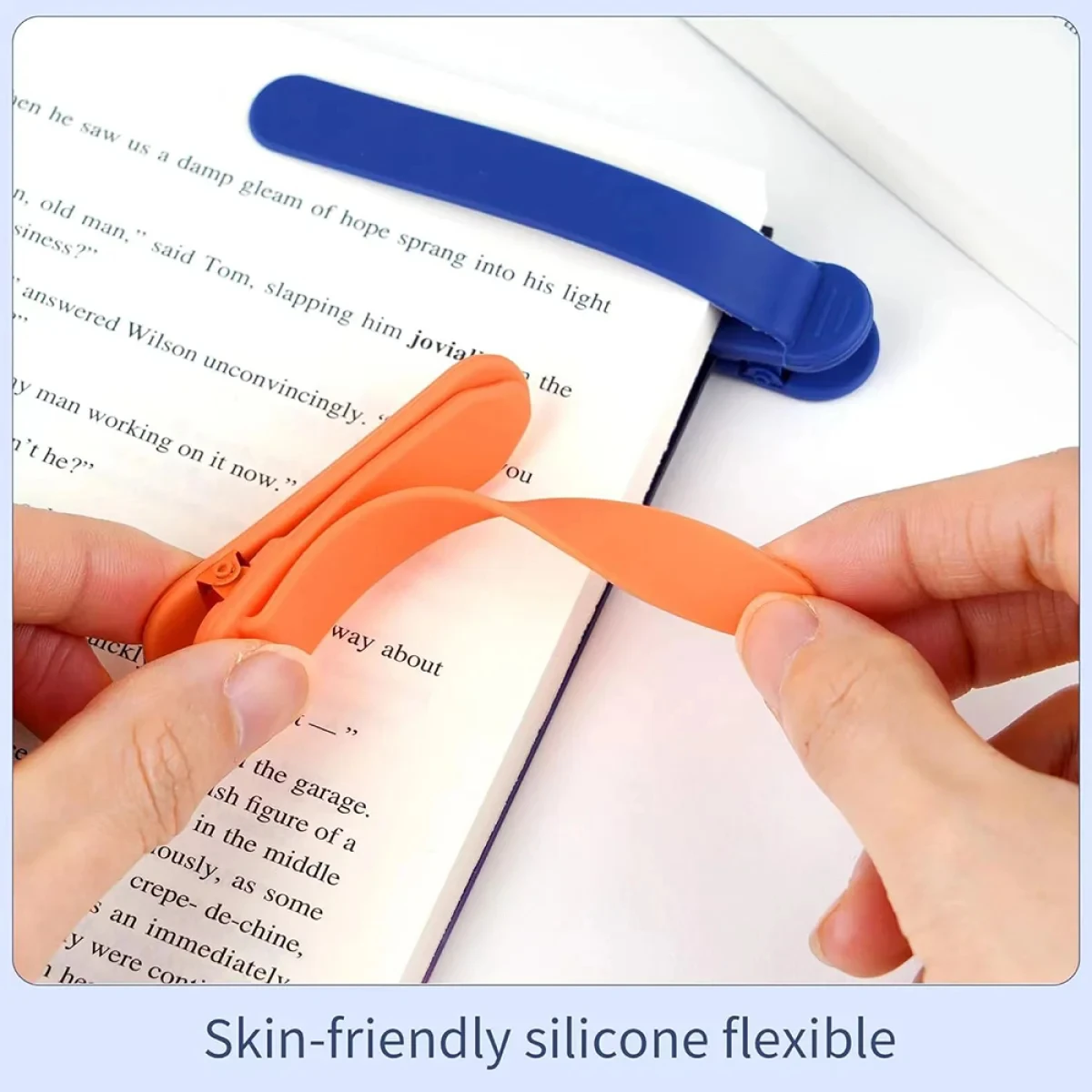 Confezione da 1/3 di segnalibri colorati in silicone, girano automaticamente le pagine, un accessorio per studenti per una facile lettura e segnalibro.