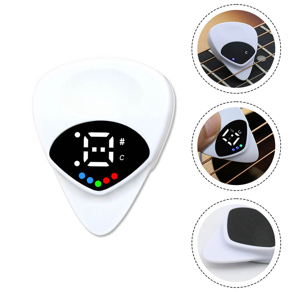 Guitar Picks with Built In Tunner Real Time Monitoring Best Choice For Acoustic And Electric Instrument Players