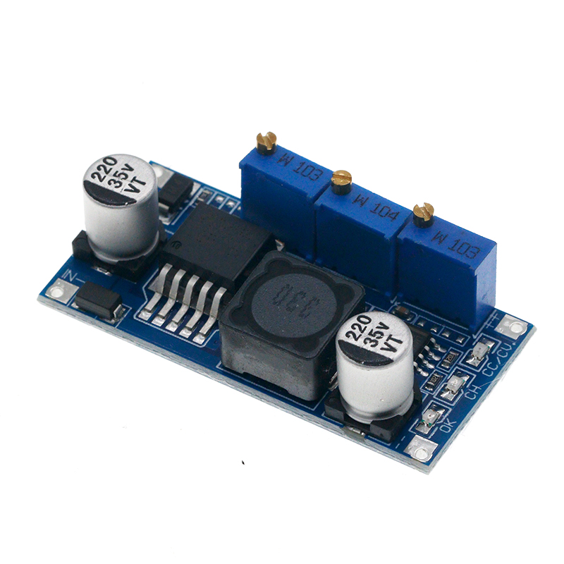 Módulo de fuente de alimentación LM2596 DC-DC CC CV, controlador LED, cargador de batería, ajustable LM2596S, voltaje de corriente constante