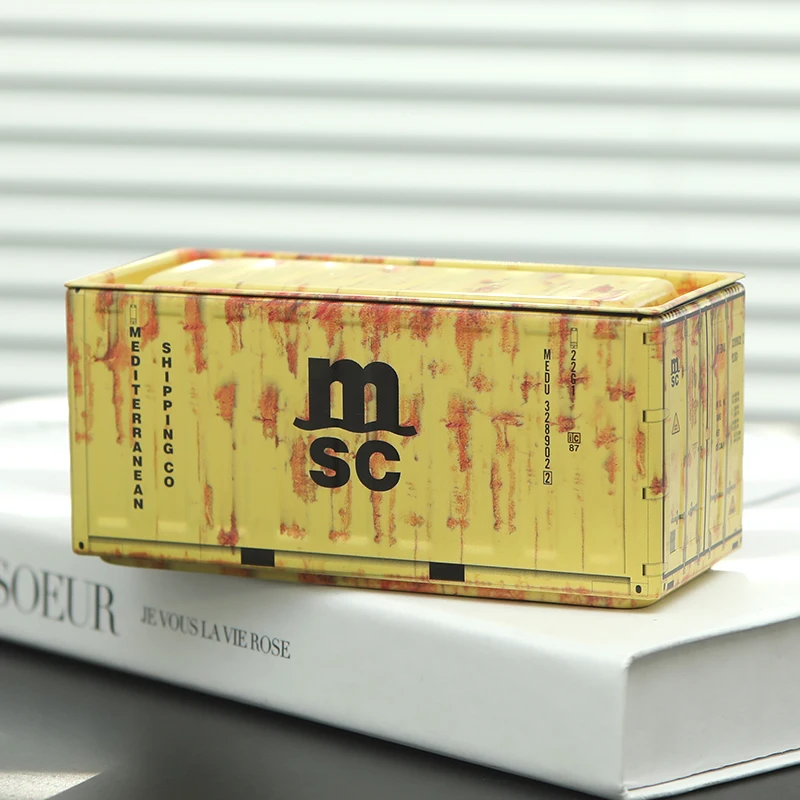Mini Eisen Aufbewahrungsbox Kreative Dekoration Sammeln Kleine Gegenstände Miniatur Lagerung Display Box Desktop Mini Container Modell Geschenke