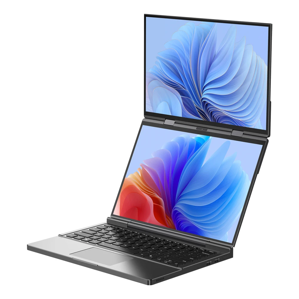 GPD DUO mini PC 13 Inch Dual Touch Screen AMD AI 9 HX 370 Processor Can be flipped 180 64GB RAM 2TB SSD Portable Business Laptop