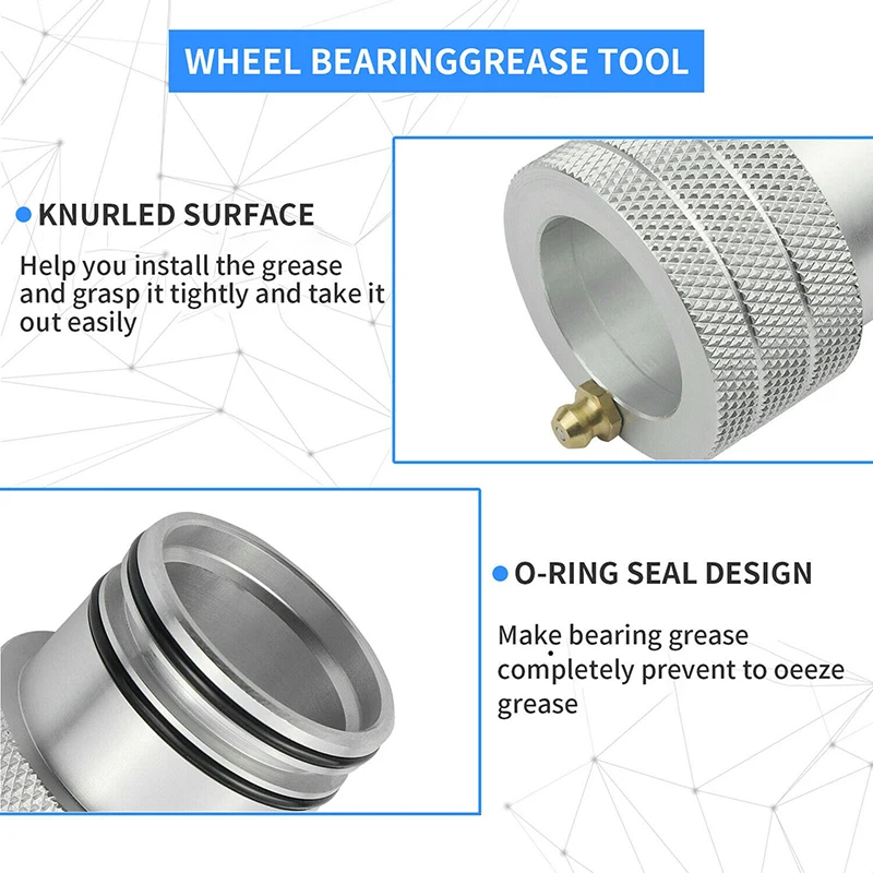 Ferramenta lubrificadora de rolamento de roda de 39mm, adequada para can am maverick x3 2017-2022, serviço de graxa de rolamento de roda de alta qualidade, acessórios de carro
