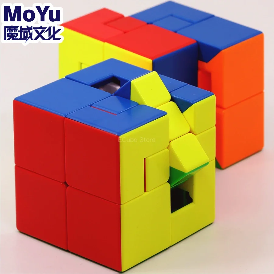 [ECube] MoYu MeiLong magiczne kostki 3x3x3 marionetka bez naklejek Cubing Puzzle w klasie 3x3 marionetka 1 2 profesjonalna zabawka edukacyjna