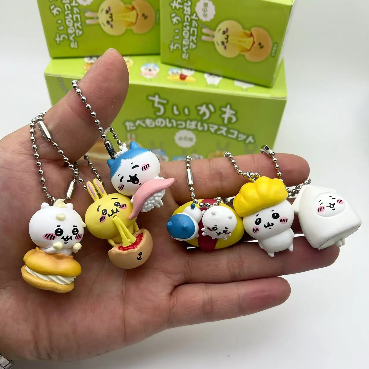 New High Quality Spot Goods Chiikawa Usagi Food Series Blind Box 5 Styles Phone Key Pendant Doll Desktop Ornament Gifts Toys
