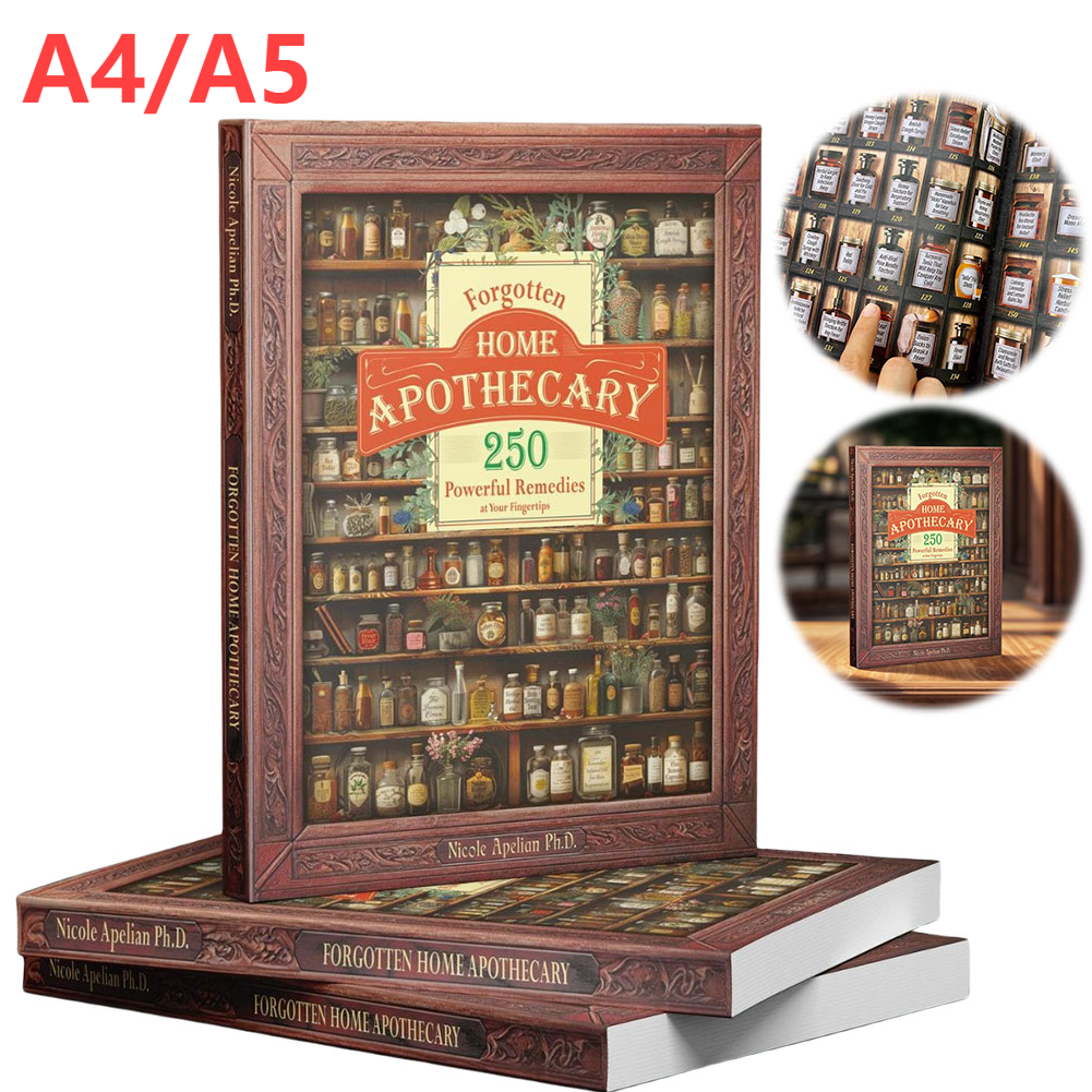 Forgotten Home Apothecary 250 Powerful Natural Healing Secrets At Your Fingertips A4/A5 The Home Doctor Book For Every Family